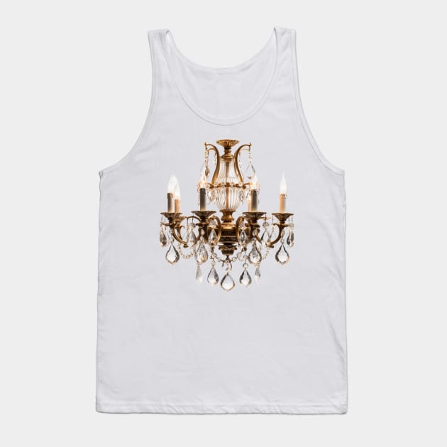Crystal Chandelier making you happy Tank Top by Liana Campbell